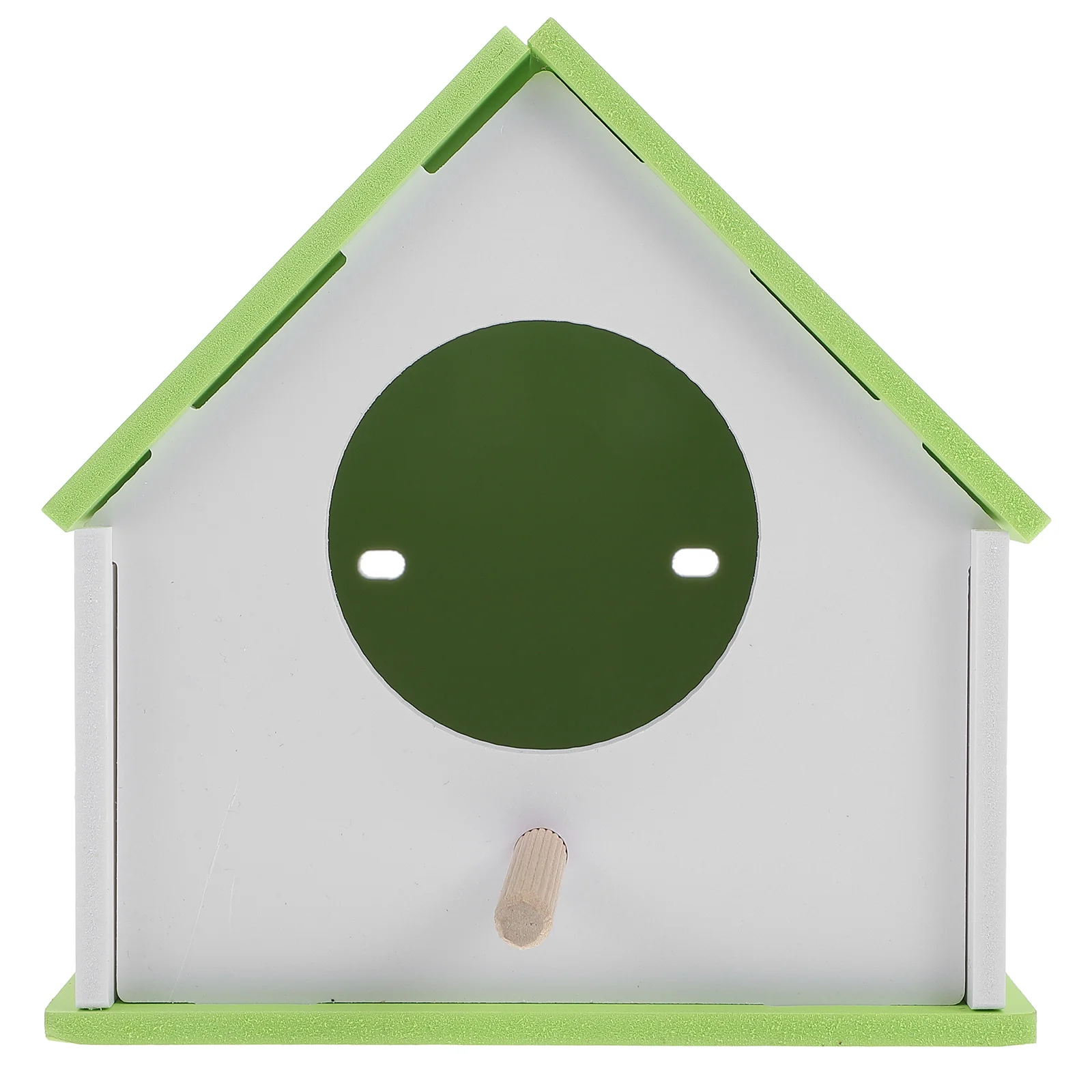 

Delicate For Parrot Outdoor Garden Decoration Weather Resistant Lightweight Durable Creative Feeding Pet Hanging Hut Parrot Nest