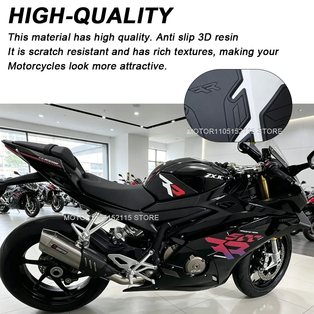 Motorcycle Accessories Decoration And Protection Rubber Gas Tank Thick Decals Fuel Tank Sticker Kits For ZXMOTO 500 RR 2025-2026