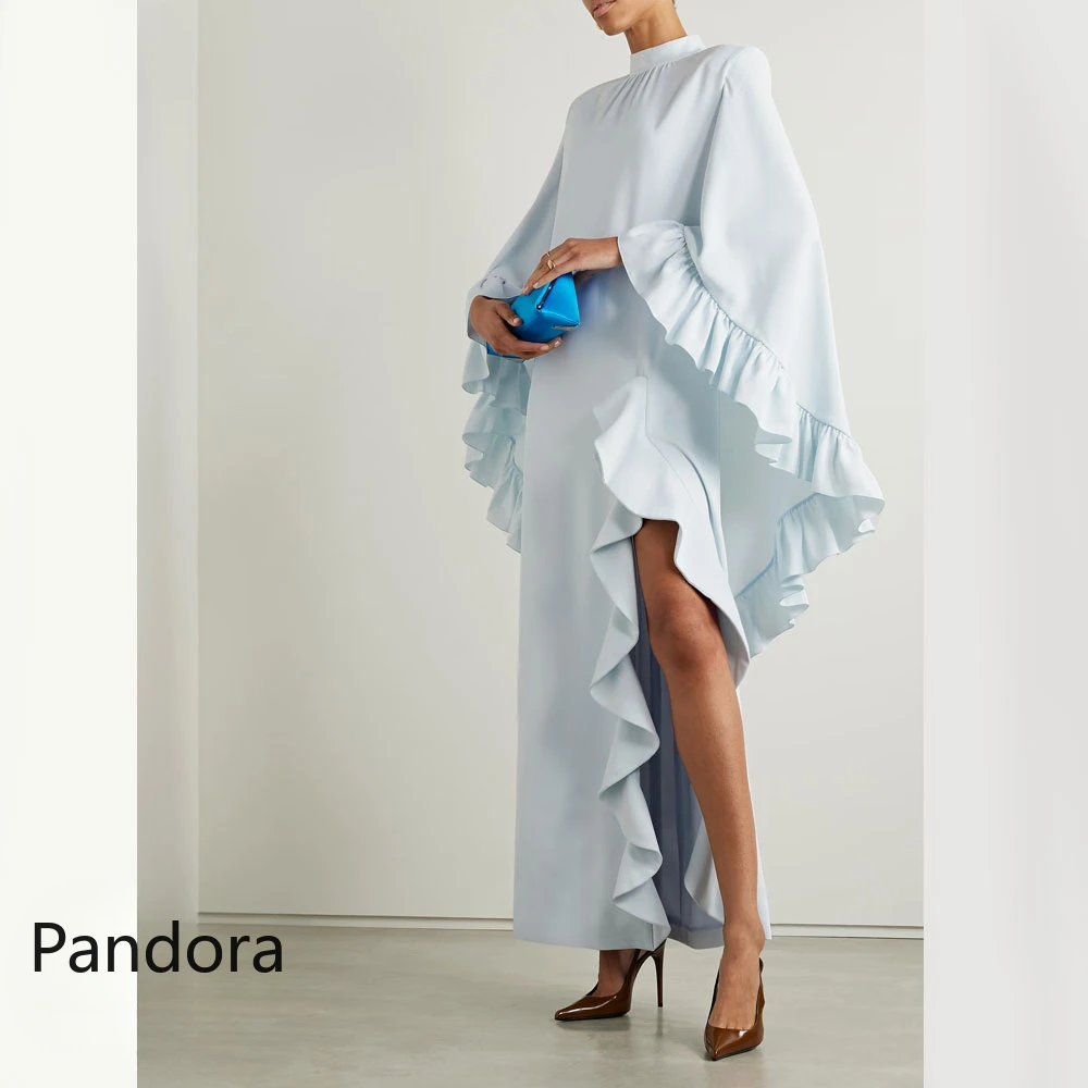 

Pandora High-Neck Prom Dress Full Sleeves With Ankle Length Evening Dress Women Wedding Party Formal Gowns Arabia2024