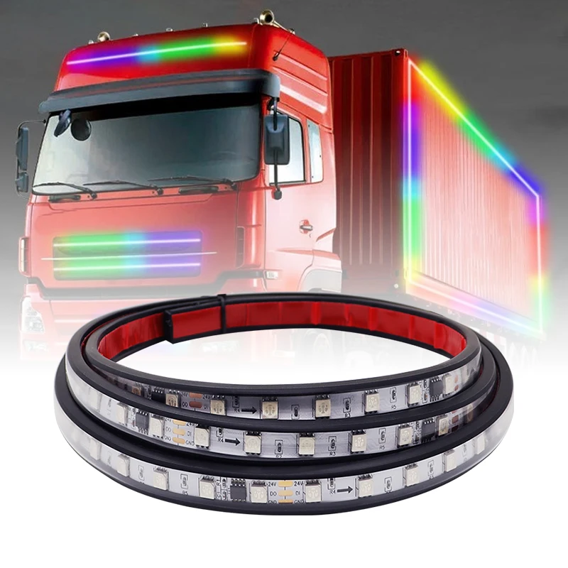 LED Light Strip Tail Brake Lamp Truck Light Bar Trun Signal Lamp White Red Waterproof Car Reverse Light For Truck Pickup SUV 12V