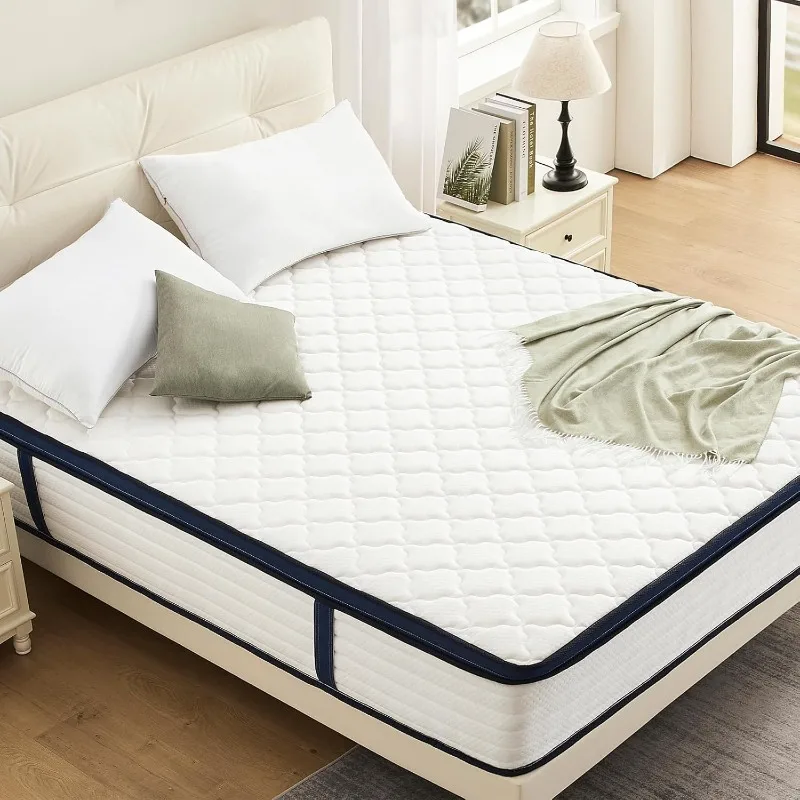 Full Size Mattress,12 Inch Hybrid Mattress in a Box with Gel Memory Foam, Individually Wrapped Pocket Coils Spring