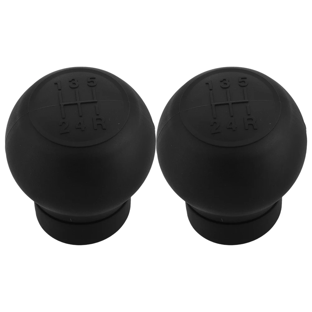 

2Pcs Silicone Car Gear Shift Cover Gear Knob Protector Anti-Slip Wear-Resistant Universal Manual Shift Lever Cover 5-Speed
