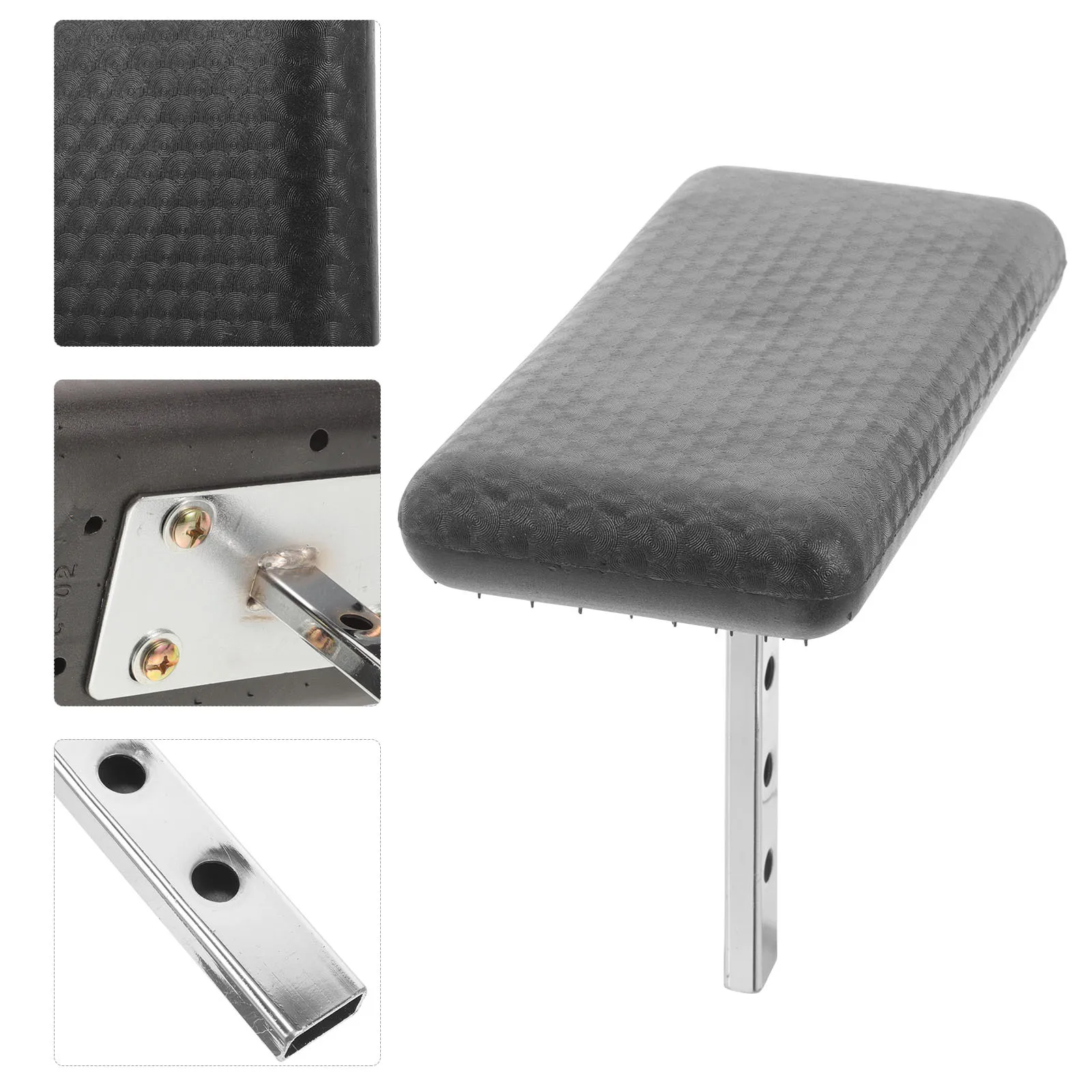 

Beauty Bed Headrest Pillow Iron PU Material Comfortable Durable Easy Install Massage Bed Lift Attachment Massage Pillow
