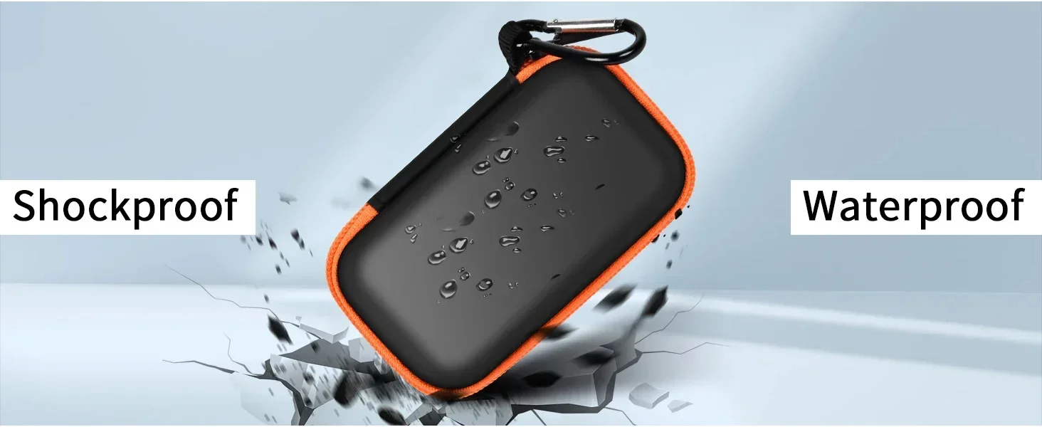 External Hard Drive Case for SanDisk Extreme Portable SSD 1TB 2TB 4TB 500GB External Solid State Drive, Bag for 2 SSD (Box Only)