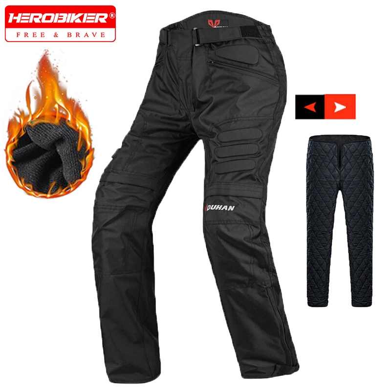 

Winter Windproof Motorcycle Pants Detachable Warm Interior Motocross Pants Cold-proof Motorbike Pants Equip