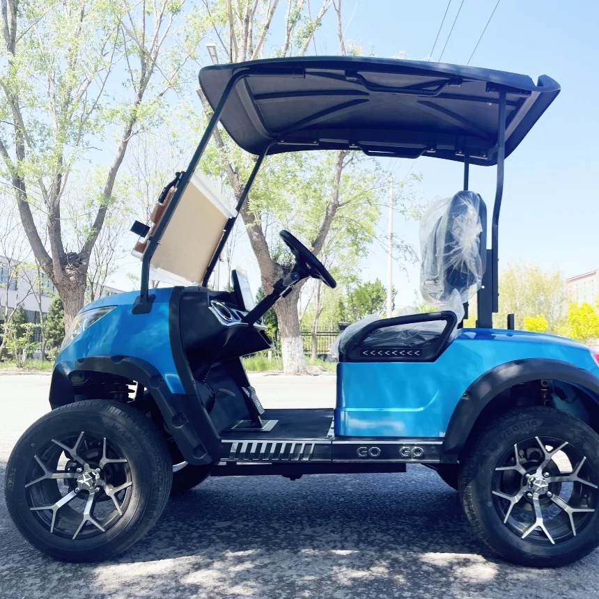 

2025 New Golf Carts Street Legal Electric Golf Carts 4 Seater 60V 72V Lithium Battery Electric Bike Achieve A Smooth Ride