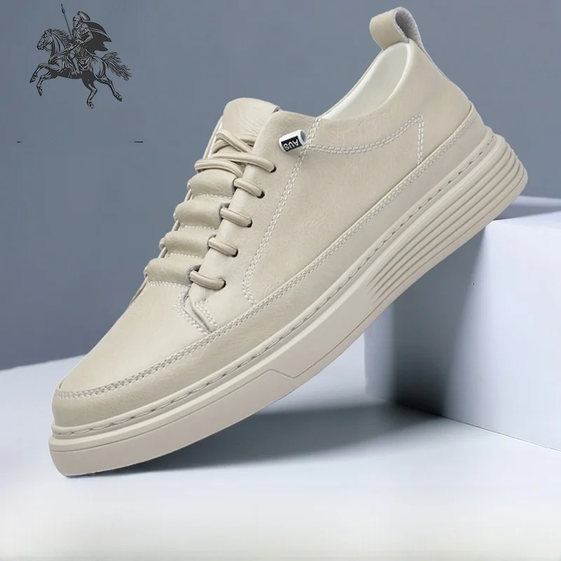 

Paul Men's oes из натуральной кожи, дышащий мягкий бот, противоскользящий спортивный повседневный легкий модный круглый носок