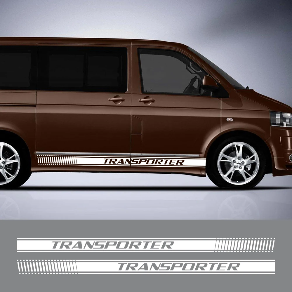 Car Stickers For Volkswagen VW Transporter T5 T6 California Camper Van Graphics Stripes Vinyl Decals Auto Tuning Accessories view 2
