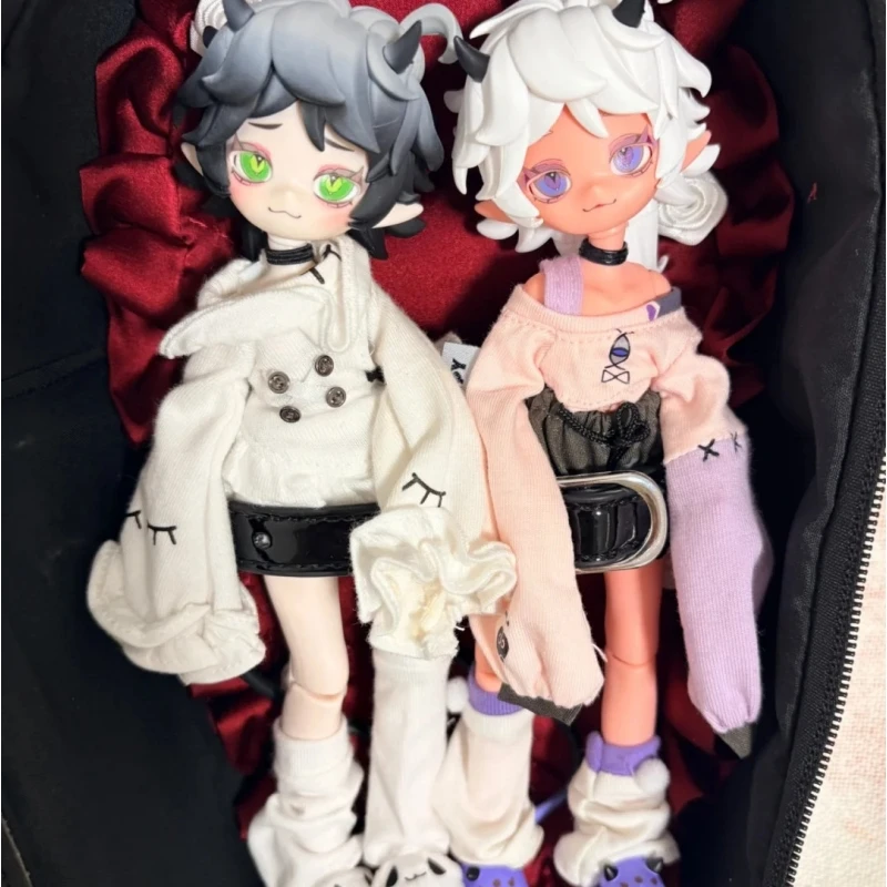 

Genuine Devil'S Horns Movable 1/8 Blind Box Bjd Doll Cool Style Ornament Exquisite Doll Creative Seven Sins Toy Desktop Gift Toy