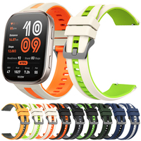 22mm band For Huami Amazfit bip 6 5 Unity/GTR 4/3/Pro/47mm/GTR2/2e/stratos 2S/3 Silicone Bracelet Amazfit BALANCE 2 Watch strap