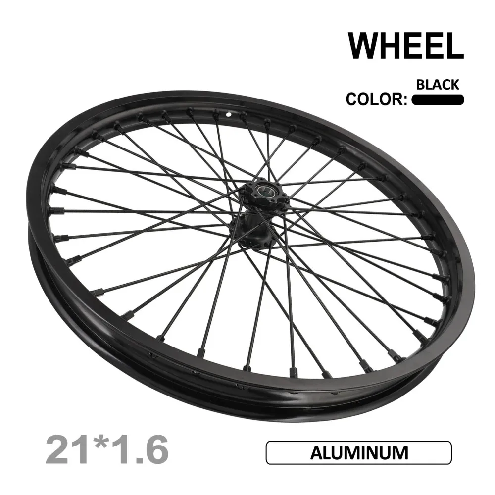 For Lightbee Light Bee X S L1E Surron Sur-Ron Motorcycle 19  21 inch Front 19*1.6 21*1.6 Rear 19*1.6 Wheels Rims Hubs Spacer Set