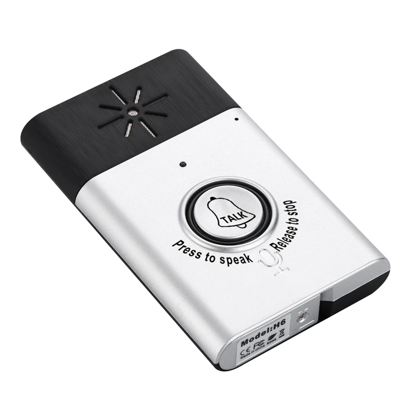 Wireless Intercom Doorbell Home Voice Intercom Doorbell Support Two-Way Intercom Professional Penetration Retail