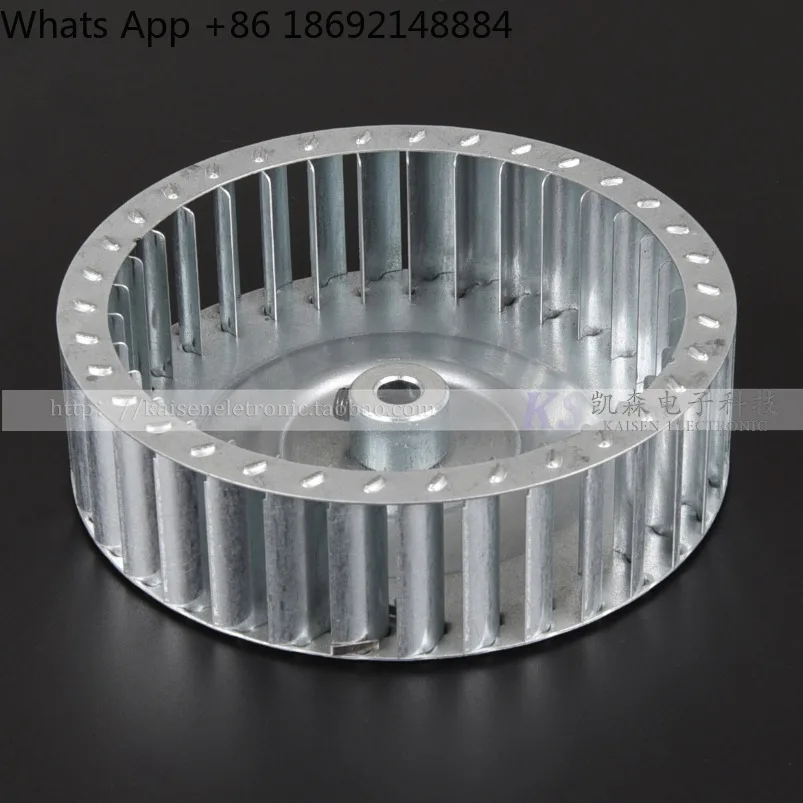 Diameter 120mm Height 34mm43mm Inner hole 6mm8mm Galvanized sheet High temperature motor Fan Centrifugal wind turbine Impeller