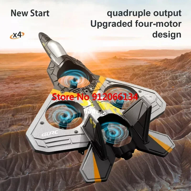 4K HD Fixed Height Hover Remote Control Fighter 360 ° Roll One Click Takeoff EPP Gravity Induction Gravity Induction RC Airplane