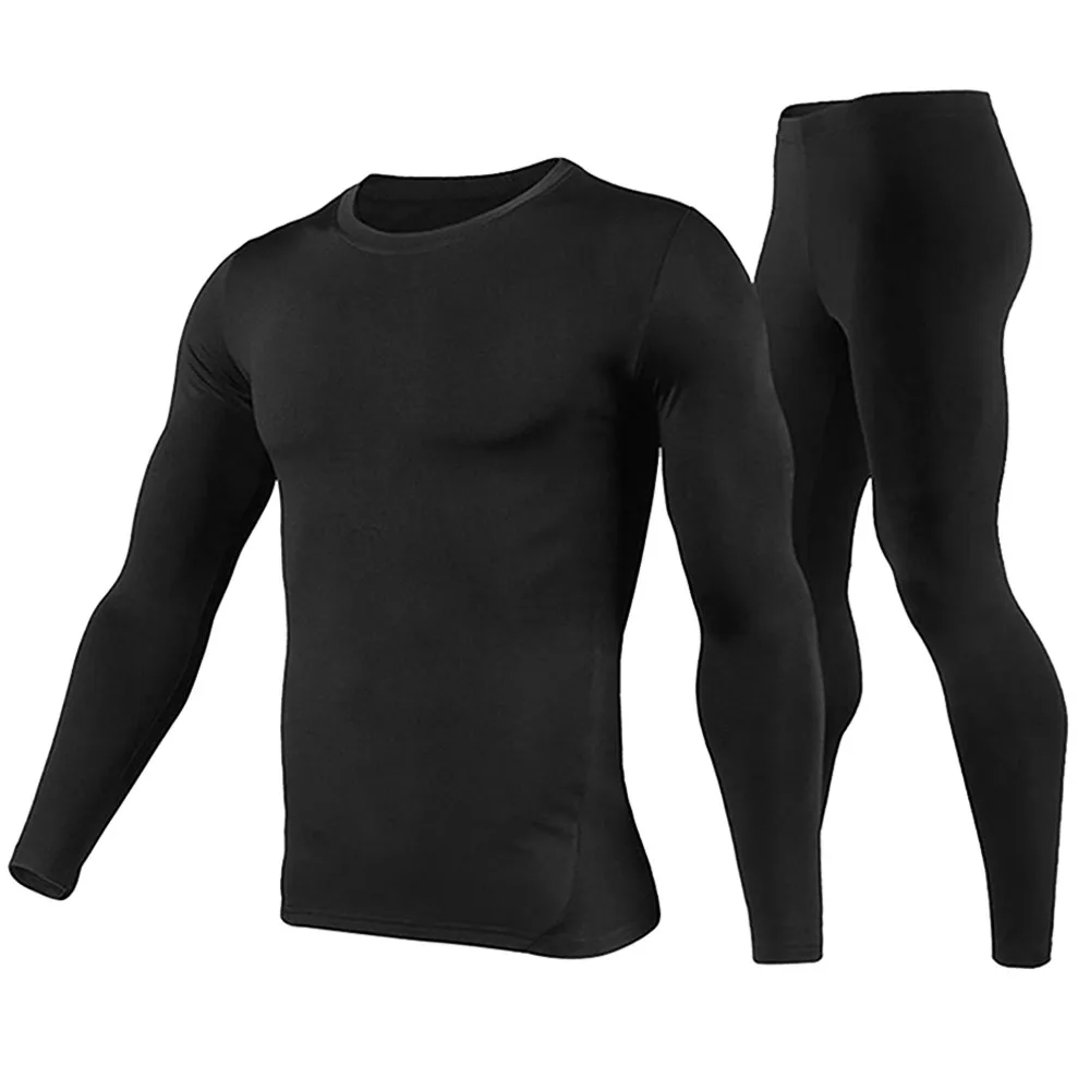 Thermal Underwear Men Thermal Shirt Male Base Layer Thermal Underwear Motorcycle Thermal T-shirt Men's Winter Thermal Underwear