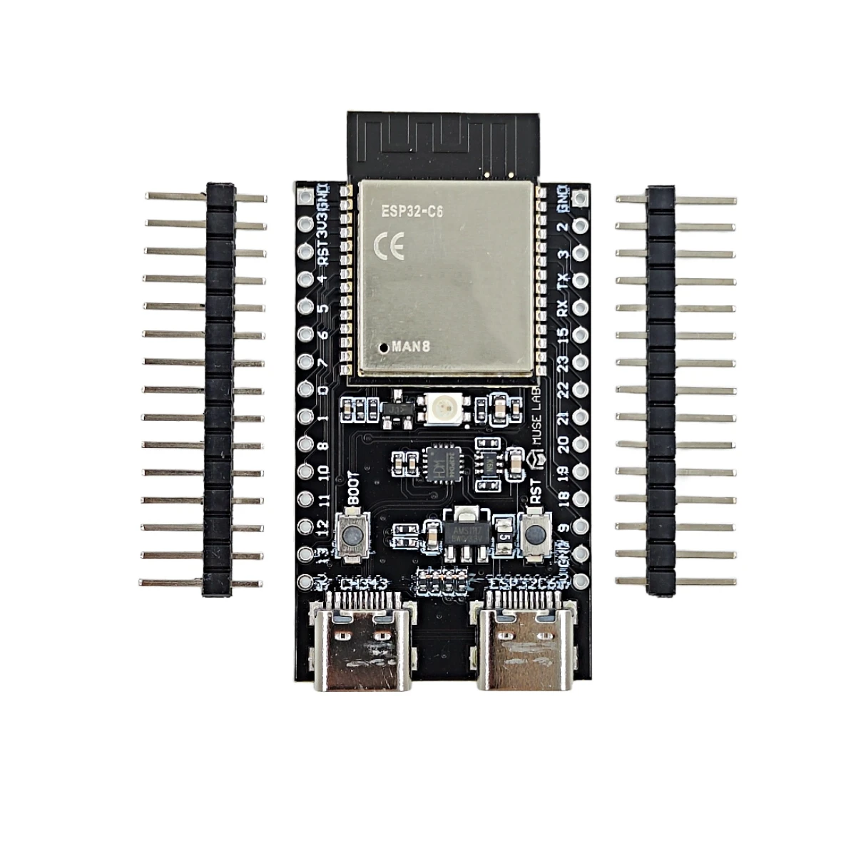 Scheda di sviluppo ESP32-C6-N8 Scheda demo ESP32 C6 N8 Scheda madre Wi-Fi6 / Bluetooth5 / Zigbee/Thread