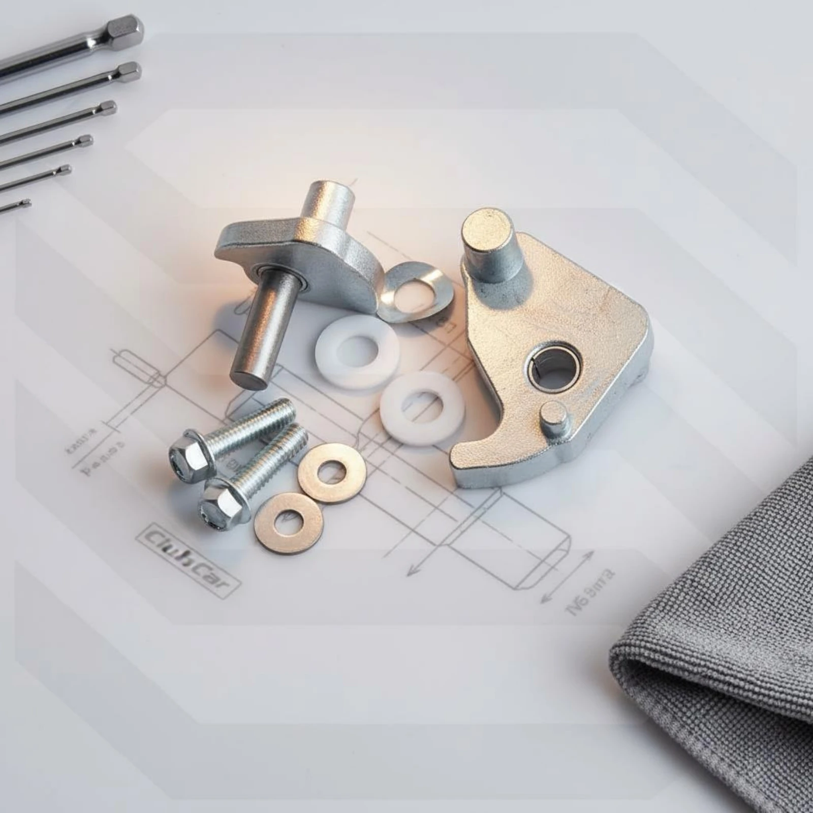 Drive Clutch Weight Kit Compatible with Club Car DS Precedent Golf Cart Easy Install for Home or Garage Maintenance