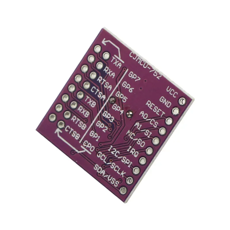 Nueva interfaz de Bus SC16IS752 IIC I2C/SPI a Módulo de placa de conversión UART de doble canal
