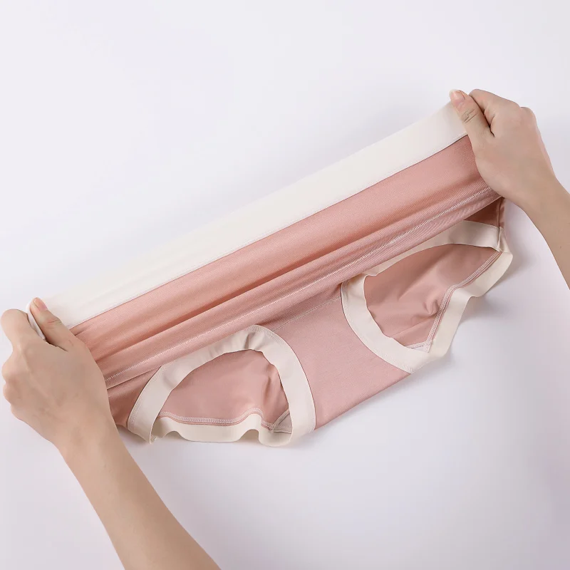 سراويل داخلية ناعمة بخصر مرتفع للنساء الحوامل ، سراويل داخلية مريحة تسمح بمرور الهواء ، 3 سروال داخلي لكل مجموعة
