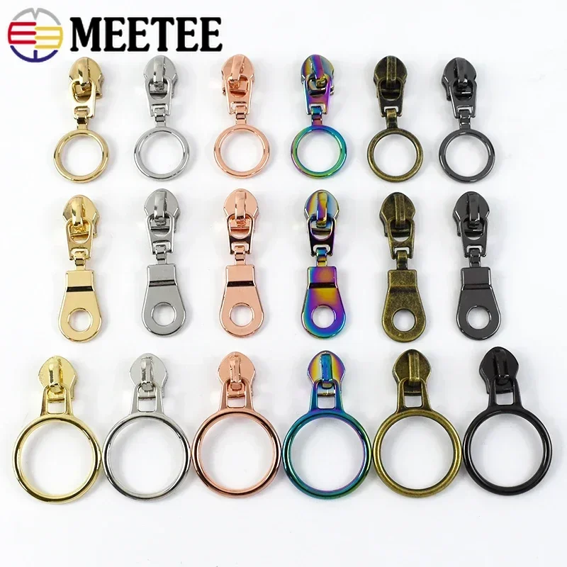 

5-30Pcs 5# Sewing Zippers Sliders For Nylon Zipper Tape Bag Clothes Zip Pulls Closures Zips Repair Kits DIY Garment Accessories