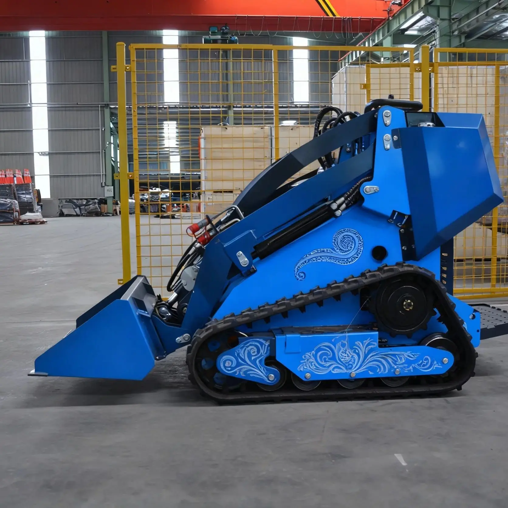 

Китайский бренд, безопасный раздвижной погрузчик для газонокосилки, аксессуары для фермерского использования