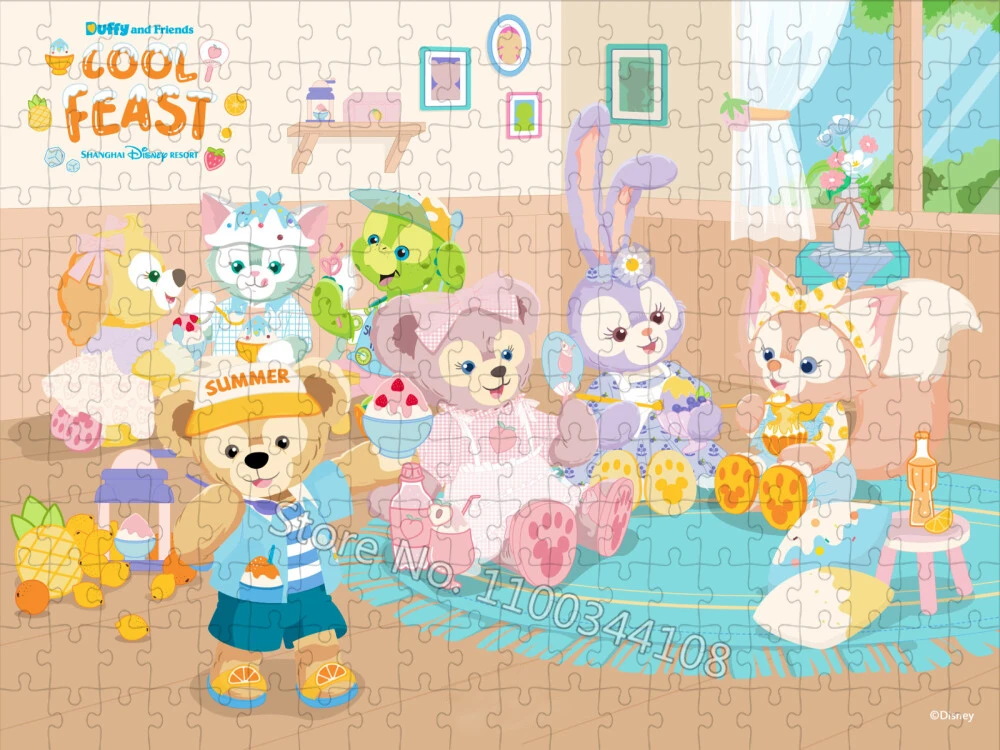 Sanrio Characters Jigsaw Puzzle Duffy and Friends 35/300/500/1000 Pieces Puzzles for Children's Educational Toys Adult Gifts