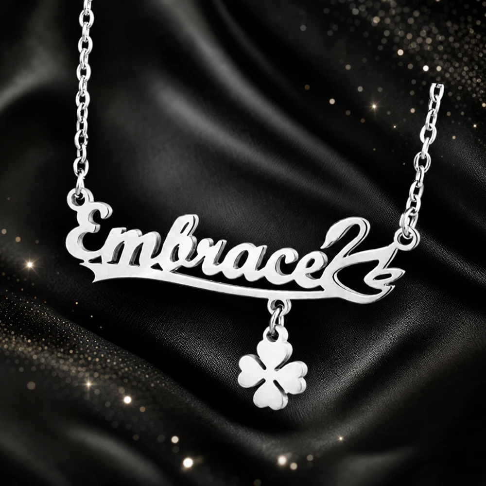 Custom Butterfly Name Necklace For Women Stainless Steel Chocker Necklace Jewelry Gifr For Girlfriend Personalized Birthday Gift view 6