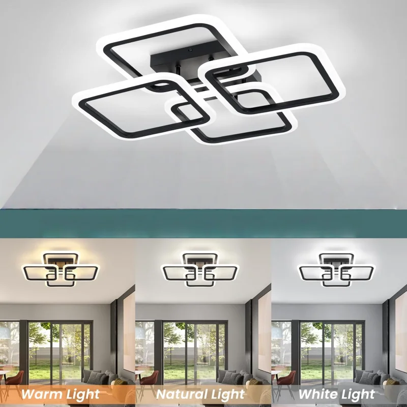 مصباح سقف LED بثلاثة ألوان، إض - مراجعة Home Bathroom Colors وسعره