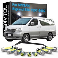 13pcs LED Interior Lights Canbus For Nissan Elgrand E50 1997 1998 1999 2000 2001 2002 Car Dome Reading Trunk License plate Lamps