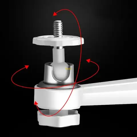 Quick Installation 2PCS Universal Security Camera Wall Mounts With 360 Rotating