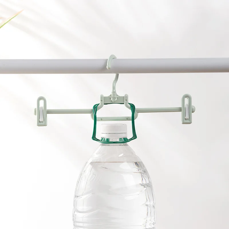 CHAHUA Pants Rack Plastic Drying Pants Clothes Clip Scarf Rack Socks Rack 5 Piece Set Movable Clip Multifunctional Tie Rack