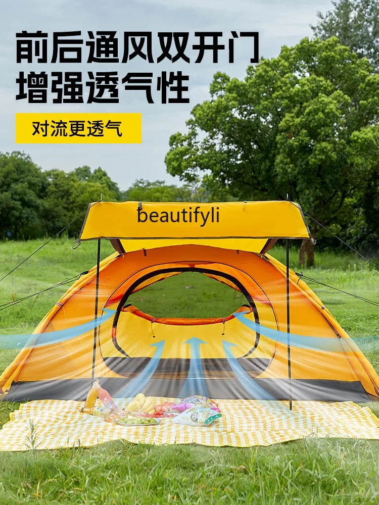 Professional Climbing Tent Double-Layer Thickened Outdoor Hiking Overnight Camping Park Portable Camping Equipment