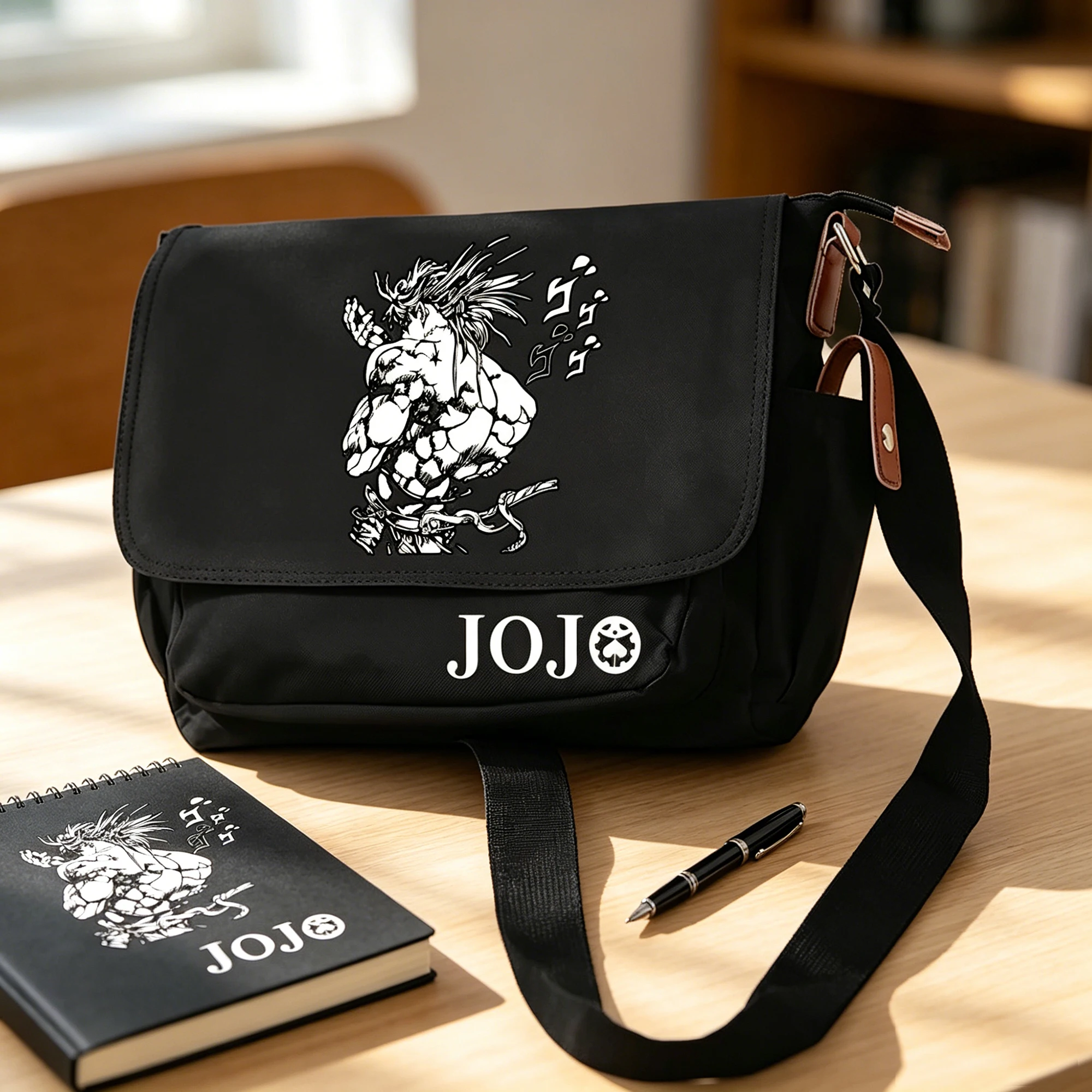 JoJo's Bizarre Adventure Anime Bookbag Oxford Small School Bags Killer Queen Teenager Crossbody Bags Unisex Travel Backpack