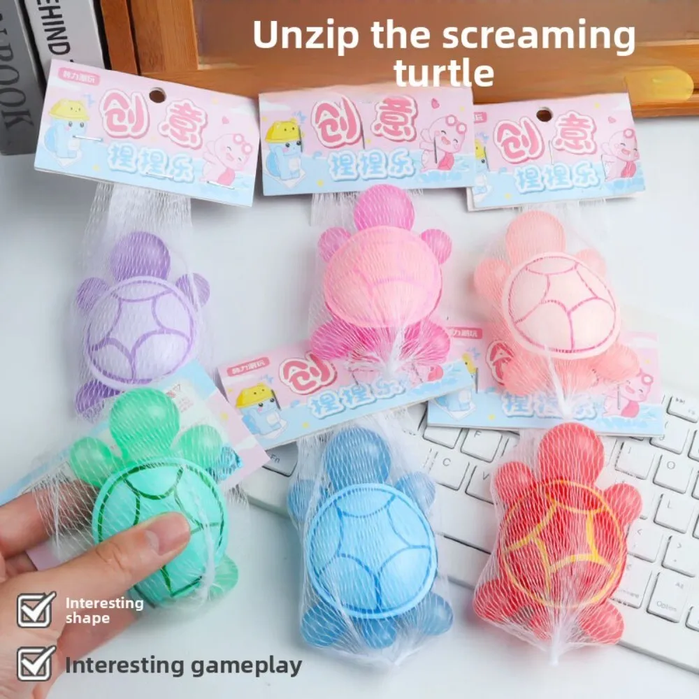 Slow Rebound Zacht Pluche Knijpspeeltje Schildpad Stress Relief voor kinderen en volwassenen Thuiskantoor Decor Cadeau Gebruik Full Color Gedrukt