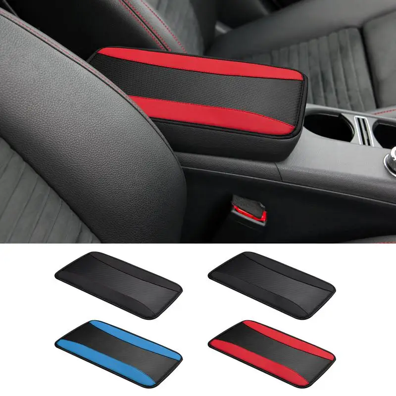 

PU Leather Car Armrest Mat Center Console Arm Rest Protection Cushion Auto Armrests Storage Box Elbow Rest Box Pad Car Accessory