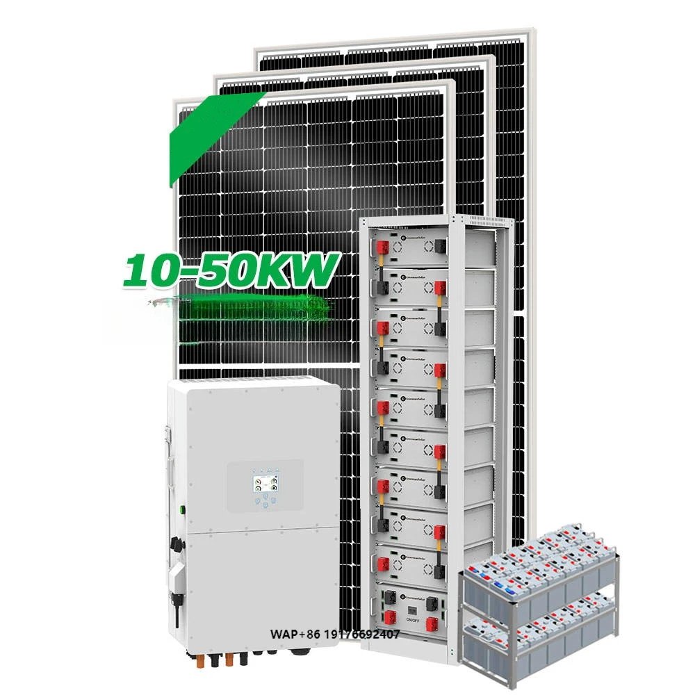 Deye Hybrid Solar System 10kw 12kw 15kw Energy Storage Solar System Solar Panels with Battery and Inverter