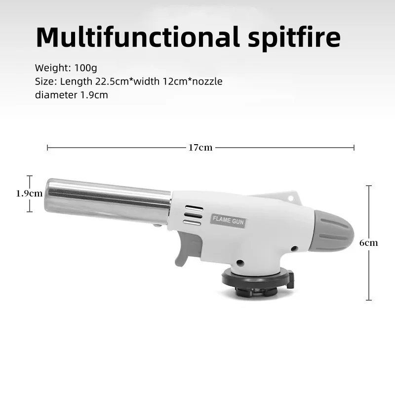 Card Burner Outdoor Barbecue Kitchen baking Igniter Flame Gun Ceramic Core Spray Gun Small Welding Torch