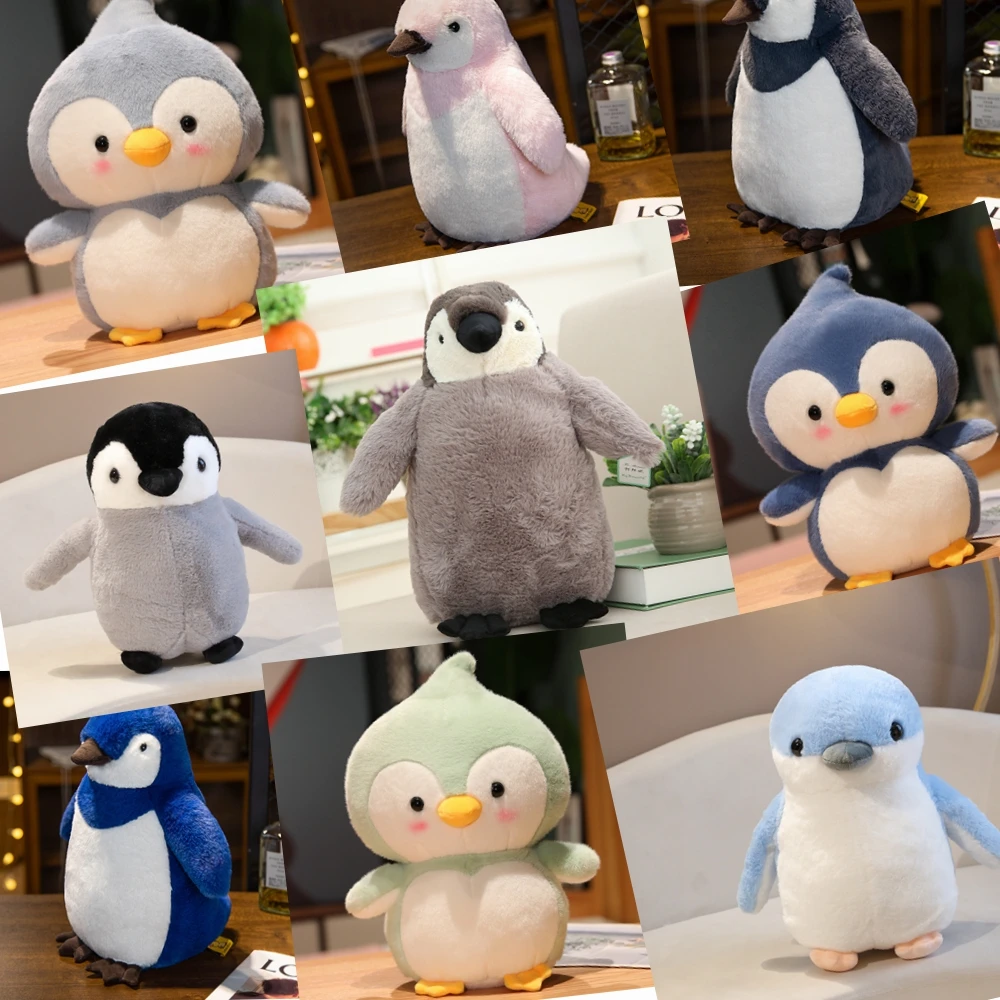 1 Piece New Product Hot Sale 23-50cm Creative Hug Penguin Plush Stuffed Toy Kawaii Plush Penguin Figure Kids Toys Home Decor