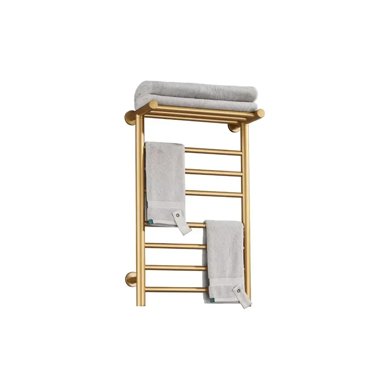 

Electric Heated Towel Drying Rack Gold Heated Towel Warmer Rack