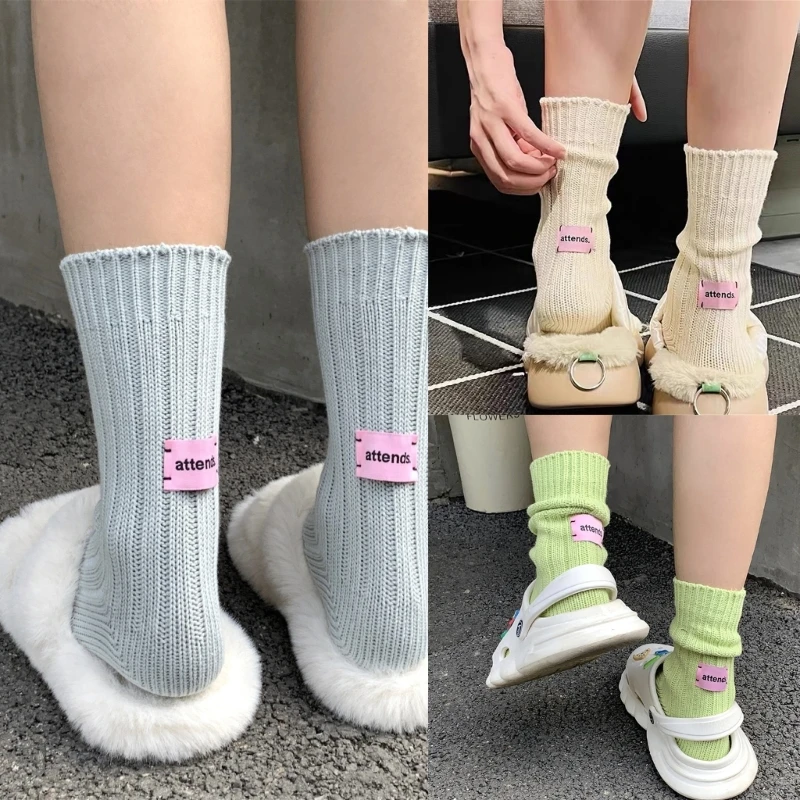 

Japanese Sports Stacked Socks Knitted Middle Tube Sock Unisex Fashion for Trendy Individuals