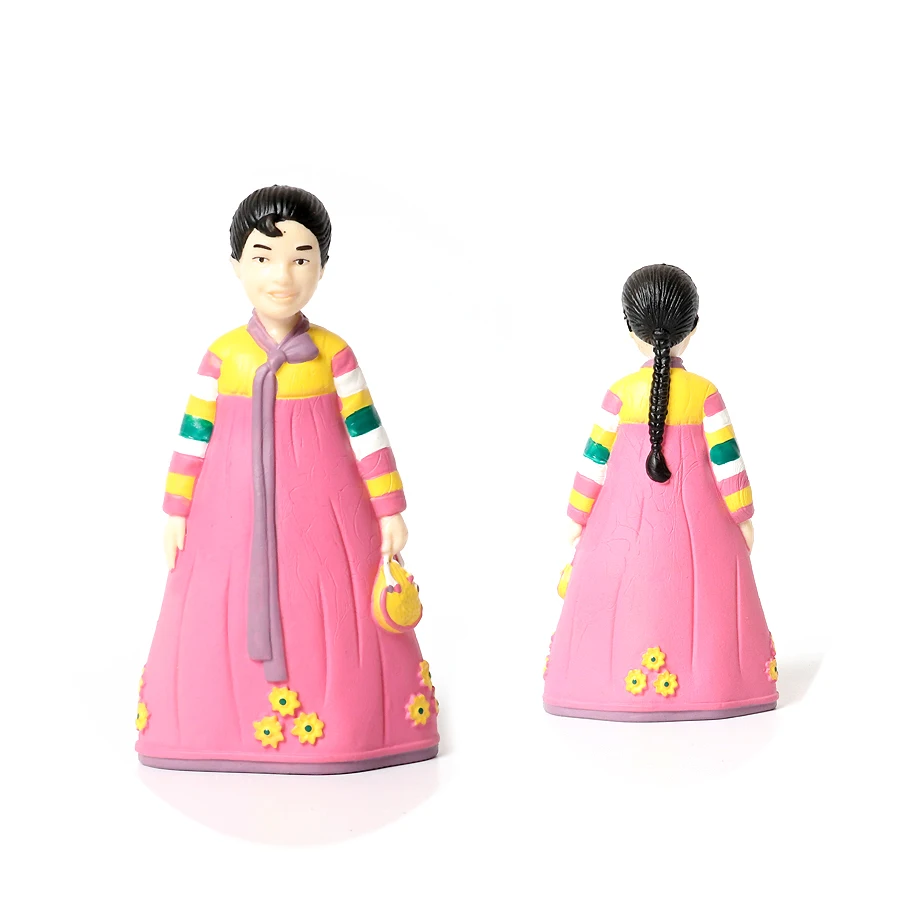 Realistic Around The World Korean,Japanese,Arab,Indian Character Figures Plastic National Characters Pretend Gift For Kids