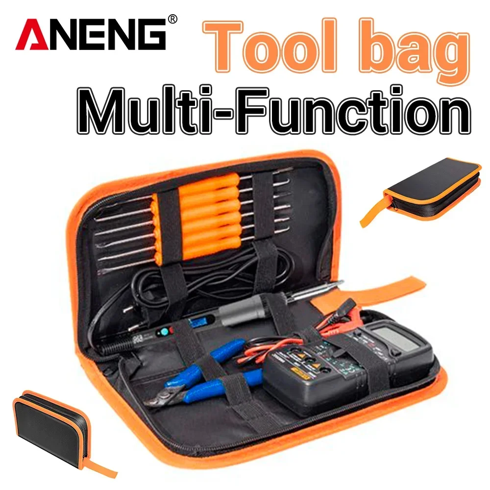 

ANENG Electric Soldering Iron Accessories Multifunctional Electronic Profession Repair Welding Tools Kit Bag