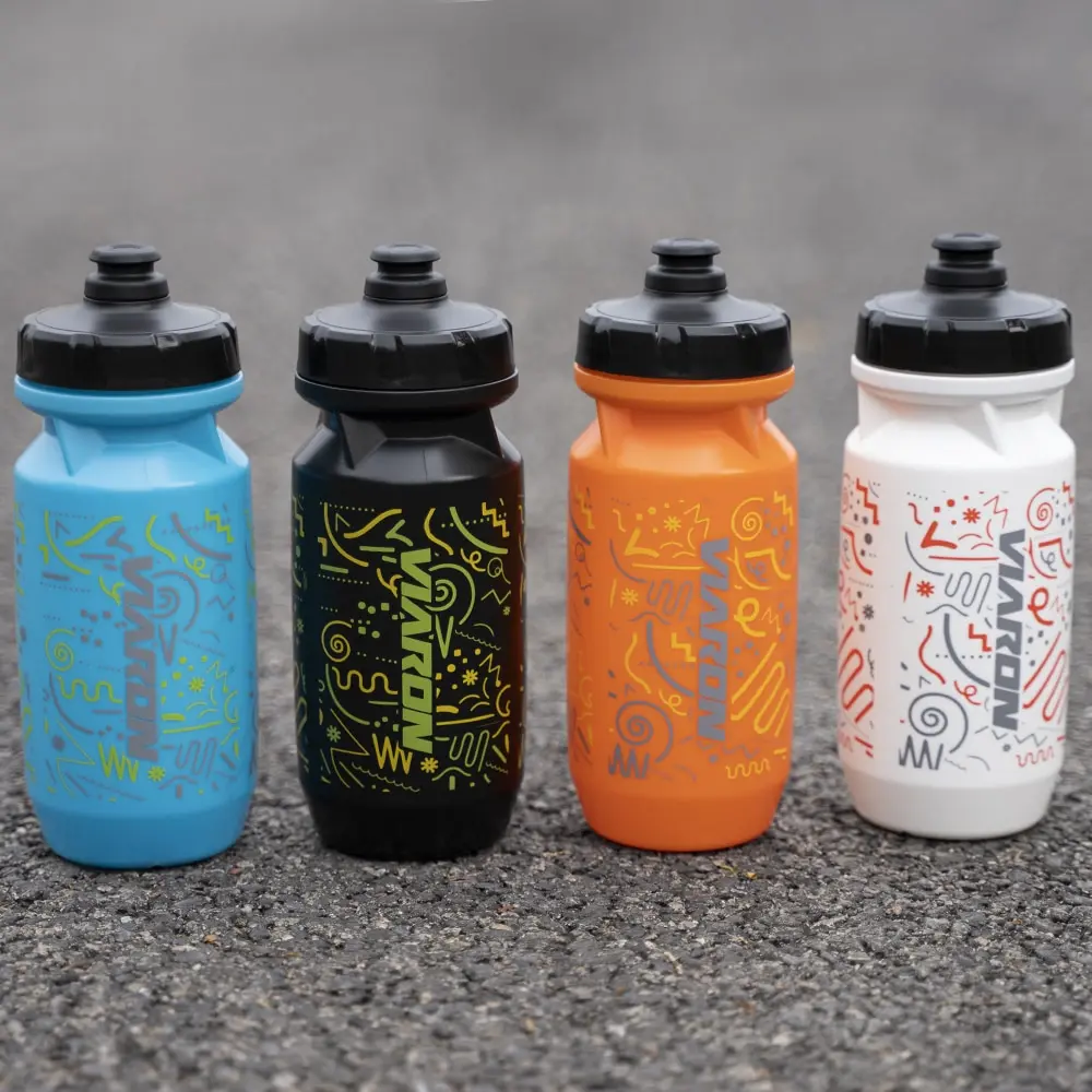 VIARON 550ML Bicycle Water Bottle Road Grade Sports Fitness Running Riding Kettle Leak Proof Drinking Bike Bottle Cage