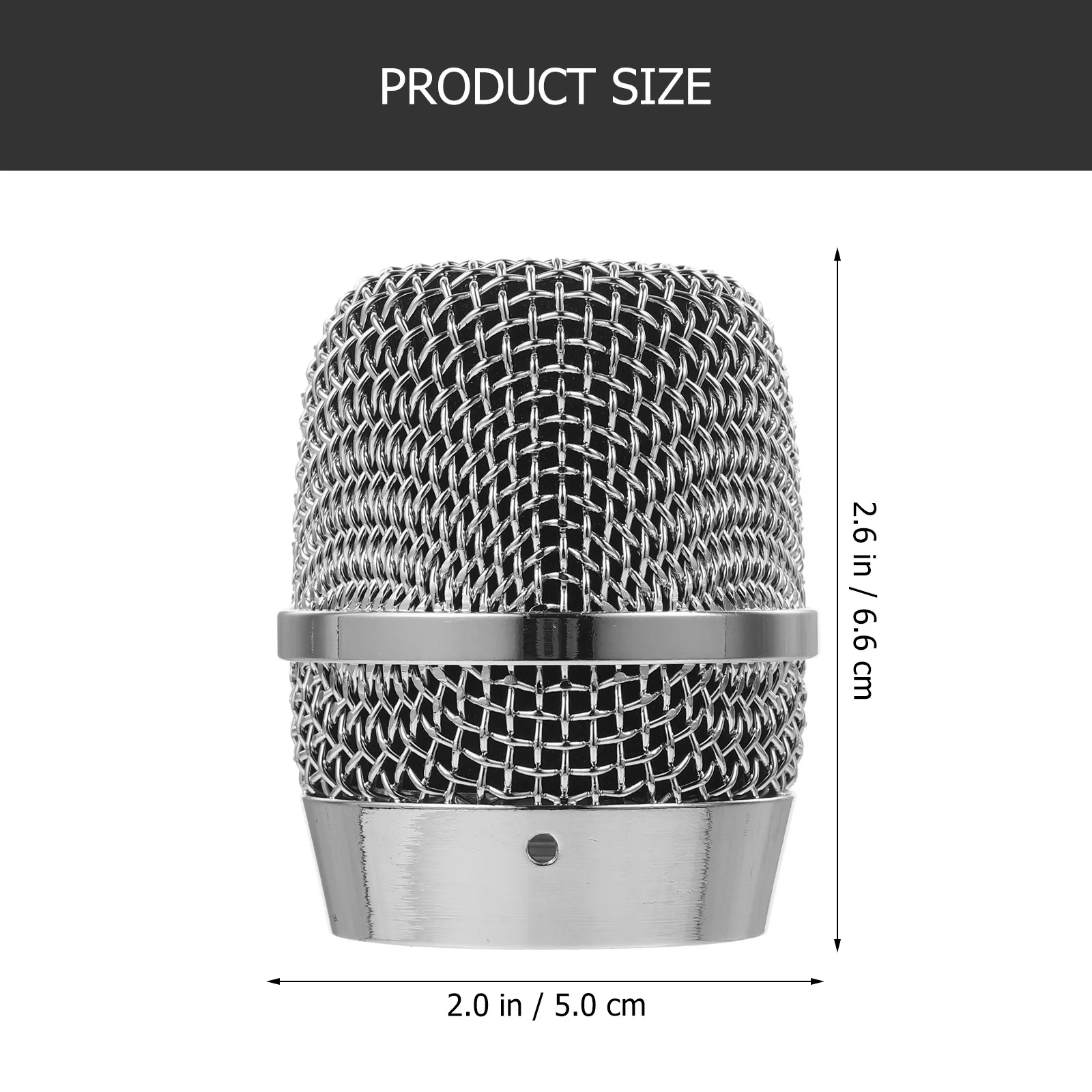 

Wireless Microphone Grille Mesh Ball Replacement Metal Head For Bbs666 Mic Parts Grille Ball Head Replacement Metal Mesh Heads