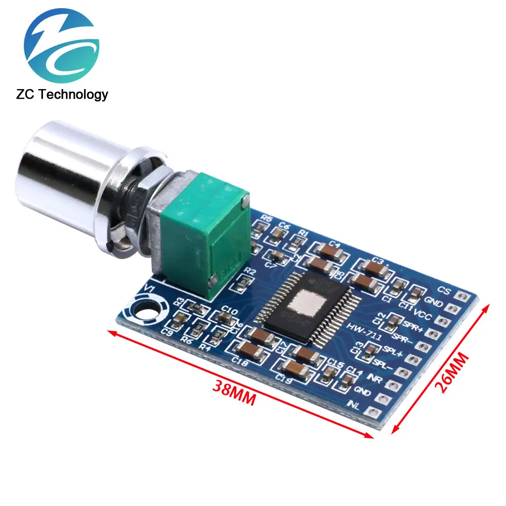 DC 12V-24V 2x50W Dual Channel Mini Digital D Class 50W+50W TPA3116D2 TPA3116 XH-M562 Power Amplifier Board