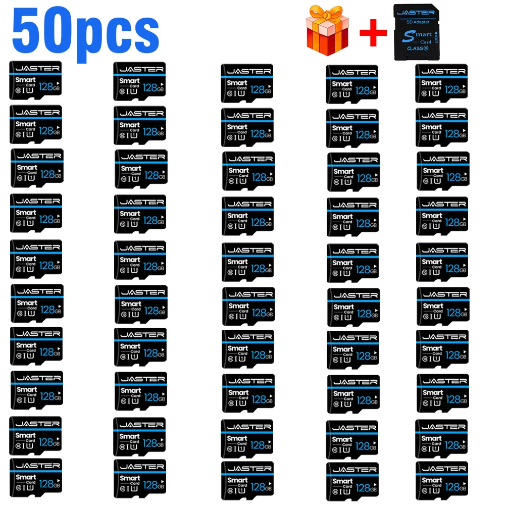 

50PCS Original SD Card Class10 64GB 128GB carte sd memoria 32GB 16GB TF Card 8G 4GB 2GB 1GB 512MB Flash Memory Card for Dash Cam