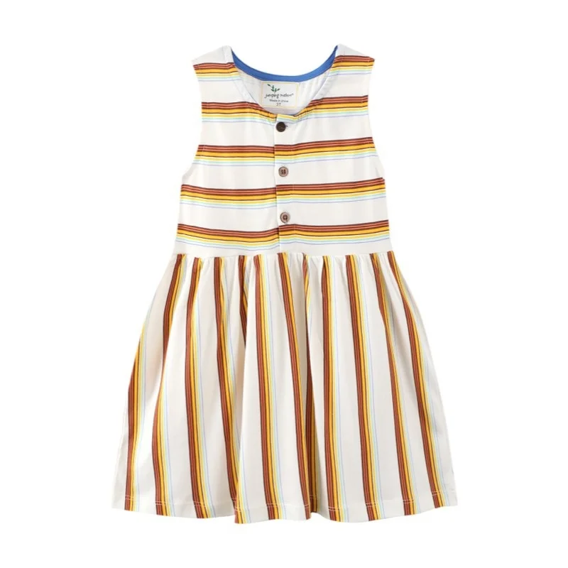 

Fashion Kids Princess Girl Clothes Summer Dress for Girls Stripe Sleeveless Dresses Birthday Gown Party Child Clothes Girl Dress