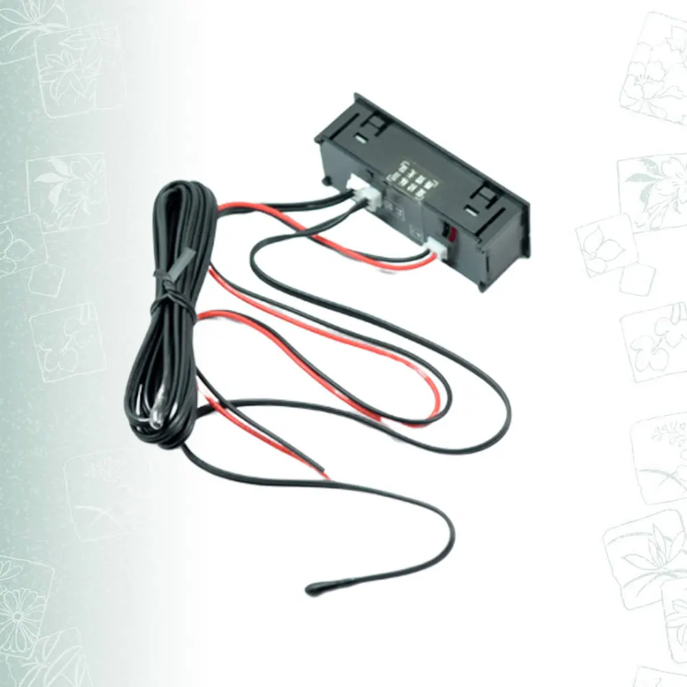 

Car Night Thermometer Dual Display For Aquarium Reptile Outdoor Ac Fridge Vehicle Ultra-Thin Self-Adhesive