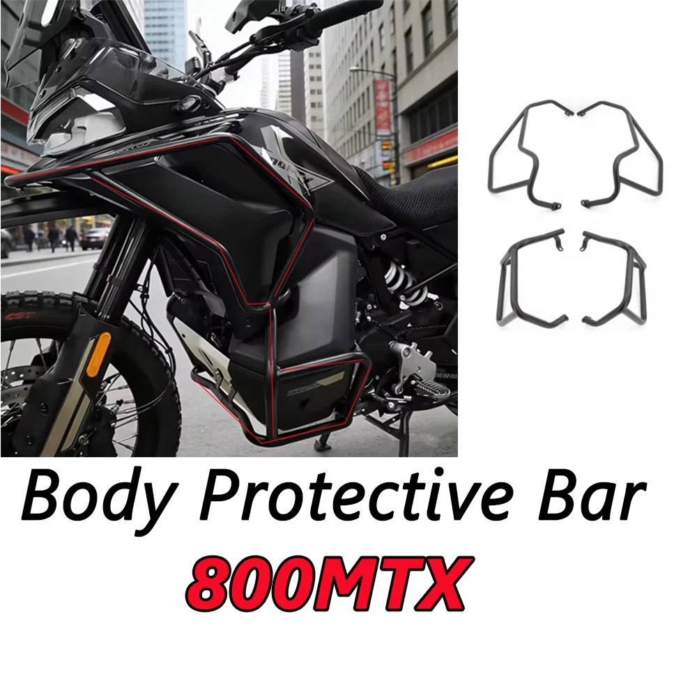 For CFMOTO 800 MT-X 800mtx Motorcycle Anti-Fall Protection Kit Engine Protective Cover Frame Bumper New 800MT-X Anti-Guard Rail