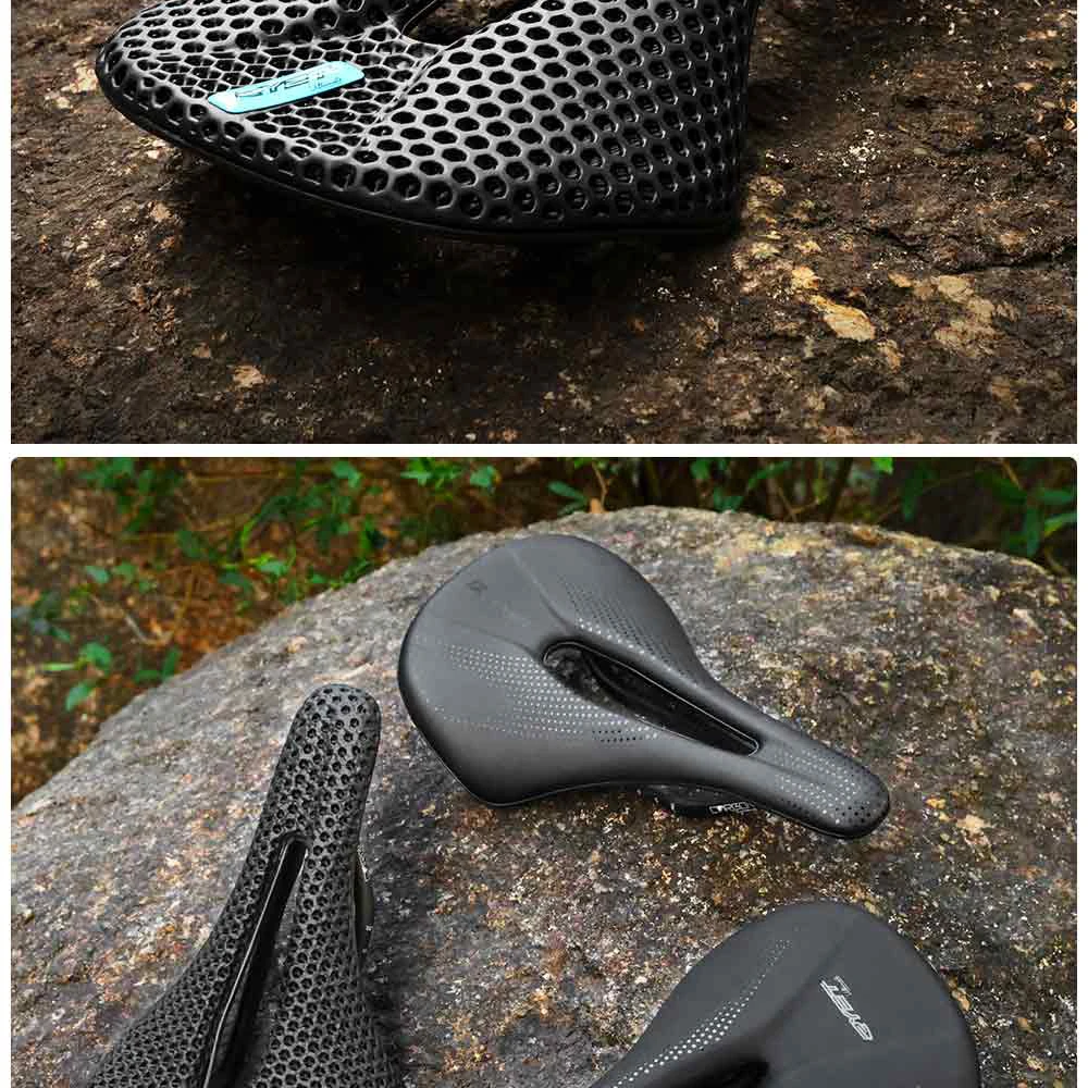 RYET 3D Gedruckt Carbon Fahrrad Sattel 140mm 143mm Superlight Road MTB Rennrad Sitz Sättel Kissen Radfahren sitzen Teile – Detail 26